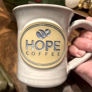 HOPE brand coffee mug